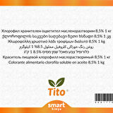 Klorofil Gıda Renklendiricisi Sıvı Yağda Çözünür %8.5lik E141i 1 kg