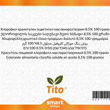 Klorofil Gıda Renklendiricisi Sıvı Yağda Çözünür %8.5lik E141i 100 g