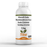 Klorofil Gıda Renklendiricisi Sıvı Suda Çözünür %10luk E141ii 1 kg