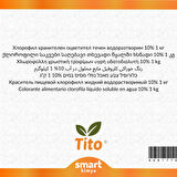 Klorofil Gıda Renklendiricisi Sıvı Suda Çözünür %10luk E141ii 1 kg