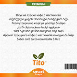 Premium Damla Sakızlı Türk Kahvesi Aroması 5 litre