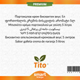 Premium Portakal Kremalı Bisküvi Aroması 5 litre