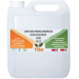 Sarı Gıda Renklendiricisi Sıvı Suda Çözünür E102 25 litre