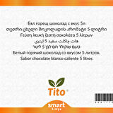 Beyaz Sıcak Çikolata Aroması 5 litre