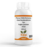Pancar Kökü Kırmızısı Gıda Renklendiricisi Sıvı Yağda Çözünür E162 250 ml