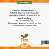 Premium Muzlu Puding Aroması 5 litre