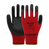 Beybi Nitril Poly Pn5 Kırmızı Siyah No:9