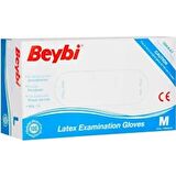 BEYBİ PUDRALI LATEKS ELDİVEN 100LÜ PAKET -M BEDEN