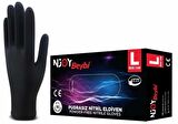 BEYBİ MUAYENE LARGE PUDRASIZ NJOY NİTRİL SİYAH ELDİVEN
