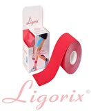 Ligorix Kinesio Tape Sporcu Bandı 5cmX5m Kırmızı