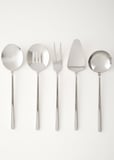 Siena 5 Parça Servis Seti Silver