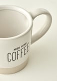Bohemia Stoneware Kupa Beyaz (330 cc)