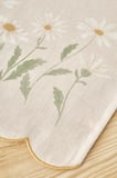 Daisy Scallop Kenar Runner Bej (50x150 cm)