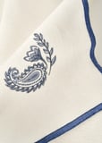 Paisley Baskılı Peçete Mavi (40x40 m)