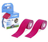 VZN Spor Terapi – Kinezyo Bandı | 5m x 5cm | Suya Dayanıklı, Esnek Kas Desteği | Pembe (2 Kutu Gönderilir)