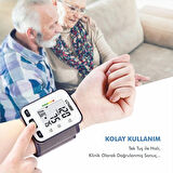 VZN Bilekten Ölçer Otomatik Dijital Tansiyon Aleti | LCD Ekranlı | Türkçe Konuşma Özellikli | Model: DBP-2141