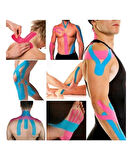 LENORA Kinesiology Ağrı Bandı Mavi 5 Metre X 5 Cm Sporcu Bandı