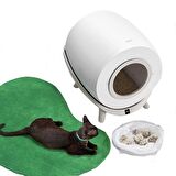 NOTTY Otomatik Kedi Tuvaleti - En Büyük Akıllı Kedi Kumu Kabı - 2 Yıl Distribütör Garantili