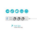 Bix BP-01 Wifi Akım Korumalı Hızlı Şarj Özellikli Akıllı Priz