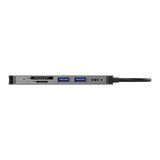 Bix BX09HB Type-C to 2*USB 3.2 4K/30Hz HDMI SD TF Kart Okuyucu Çoklayıcı Hub Adaptör