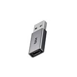 Bix ADP-03 USB-A 3.0 to Type-C 5A Hızlı Şarj Destekli Çevirici Dönüştürücü Adaptör