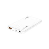 Bix 18W Çift Çıkışlı USB Type-C PD 10000mAh Powerbank Beyaz