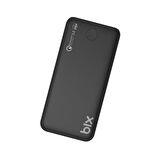 Bix 18W Çift Çıkışlı USB Type-C PD 10000mAh Powerbank Beyaz