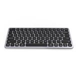 Bix 9in1 HUB Özellikli Çok Fonksiyonlu Kablolu Klavye 3x USB 3.0+4K HDMI+PD+Micro SD+3,5mm Aux Mic Girişi