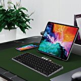 Bix 9in1 HUB Özellikli Çok Fonksiyonlu Kablolu Klavye 3x USB 3.0+4K HDMI+PD+Micro SD+3,5mm Aux Mic Girişi