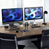 Bix 9in1 HUB Özellikli Çok Fonksiyonlu Kablolu Klavye 3x USB 3.0+4K HDMI+PD+Micro SD+3,5mm Aux Mic Girişi