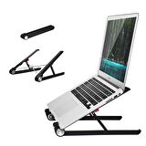 Bix Saiji X1 Alüminyum Notebook Laptop Standı Siyah