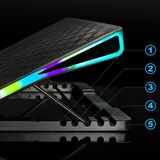 Bix Bx-cp01g Rgb Aydınlatmalı Gaming Notebook Soğutucu