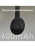 Bix Soundcraft BH2 Hoparlör Özellikli TF Kart Girişli Bluetooth 5.3 Kablosuz Kulaküstü Kulaklık 