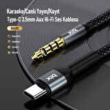 Bix Type-C 3.5mm Aux Hi-Fi Ses Kablosu 1.5 Metre