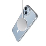 Bix iPhone 13 / 14 MagSafe Uyumlu Transparan Şeffaf Kılıf Güçlü Manyetik Üstün Darbe Koruması