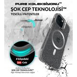 Bix iPhone 15 MagSafe Simli Kılıf Shock Pocket Darbe Emici Teknolojili Çizilmeye Dayanıklı