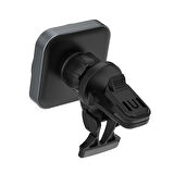 Bix BXCH10 15W Kablosuz Şarj Destekli 180° Ayarlanabilir Manyetik Araç İçi Telefon Tutucu