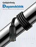 Bix Cat6A Slim 10Gbps Veri Aktarım 500MHz UTP Ethernet Kablosu 8 Metre