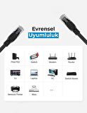 Bix Cat6A 10Gbps Veri Aktarım 500MHz STP Ethernet Kablosu 8 Metre