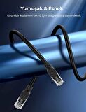 Bix Cat6A 10Gbps Veri Aktarım 500MHz STP Ethernet Kablosu 8 Metre