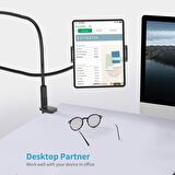 Bix Saiji Datura IS 100 CM Akrobat Flexible Ayarlanabilir Telefon Tablet Tutucu Siyah