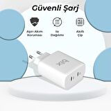 Bix Type-C Hızlı Şarj Aleti Beyaz