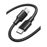 Bix BX-UC02C 60W Type-C to Type-C Hızlı Şarj ve Data Kablosu 1 Metre Siyah
