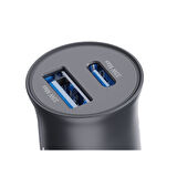 Bix 33W SuperVooc 2.0 Type-C PD ve USB-A Çift Portlu Araç içi Hızlı Şarj Cihazı