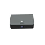 Bix PB106 10000mAh PD20W Type-C USB-A SCP 22.5W Çift Çıkışlı LED Göstergeli Cep Boy Mini Powerbank Gri