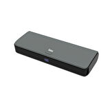 Bix 20000mAh SCP 22.5W USB-A ve Type-C PD 20W Çift Çıkışlı Dijital Ekranlı Portatif Powerbank Gri