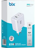 Bix BX3P65G 65 W Hızlı Şarj Adaptörü OUTLET