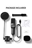 SF-777 Kayıt Condenser Pop Filtre Kardioid Mikrofon + Tripod