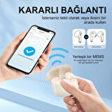 Bix TW5 Soundcraft Bluetooth 5.3 Çift Mikrofonlu TWS Kablosuz Kulak içi Kulaklık Bej