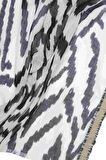 Zebra Desenli Şal Standart Renk